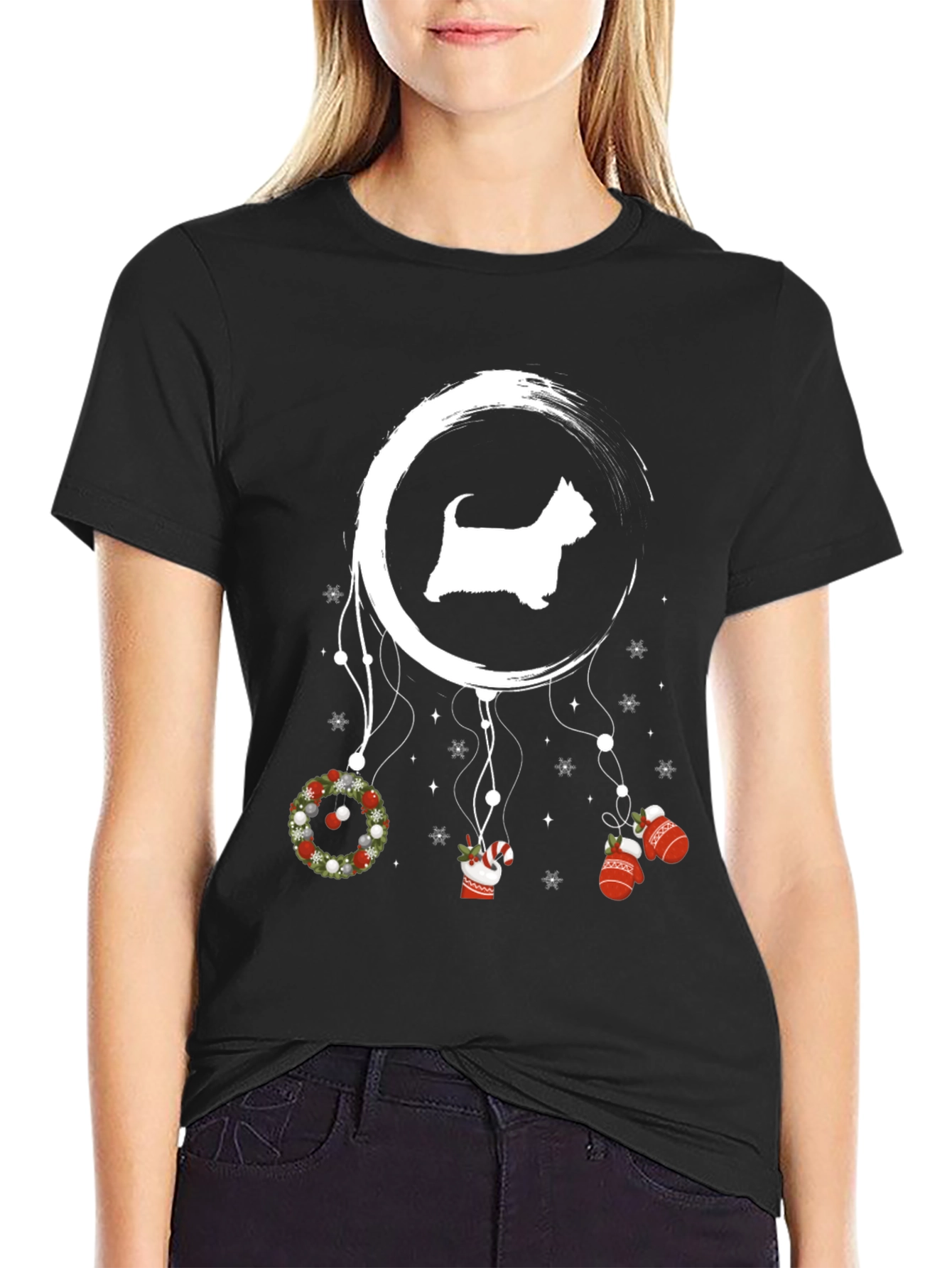 Dog Christmas Dreamcatcher T-Shirt