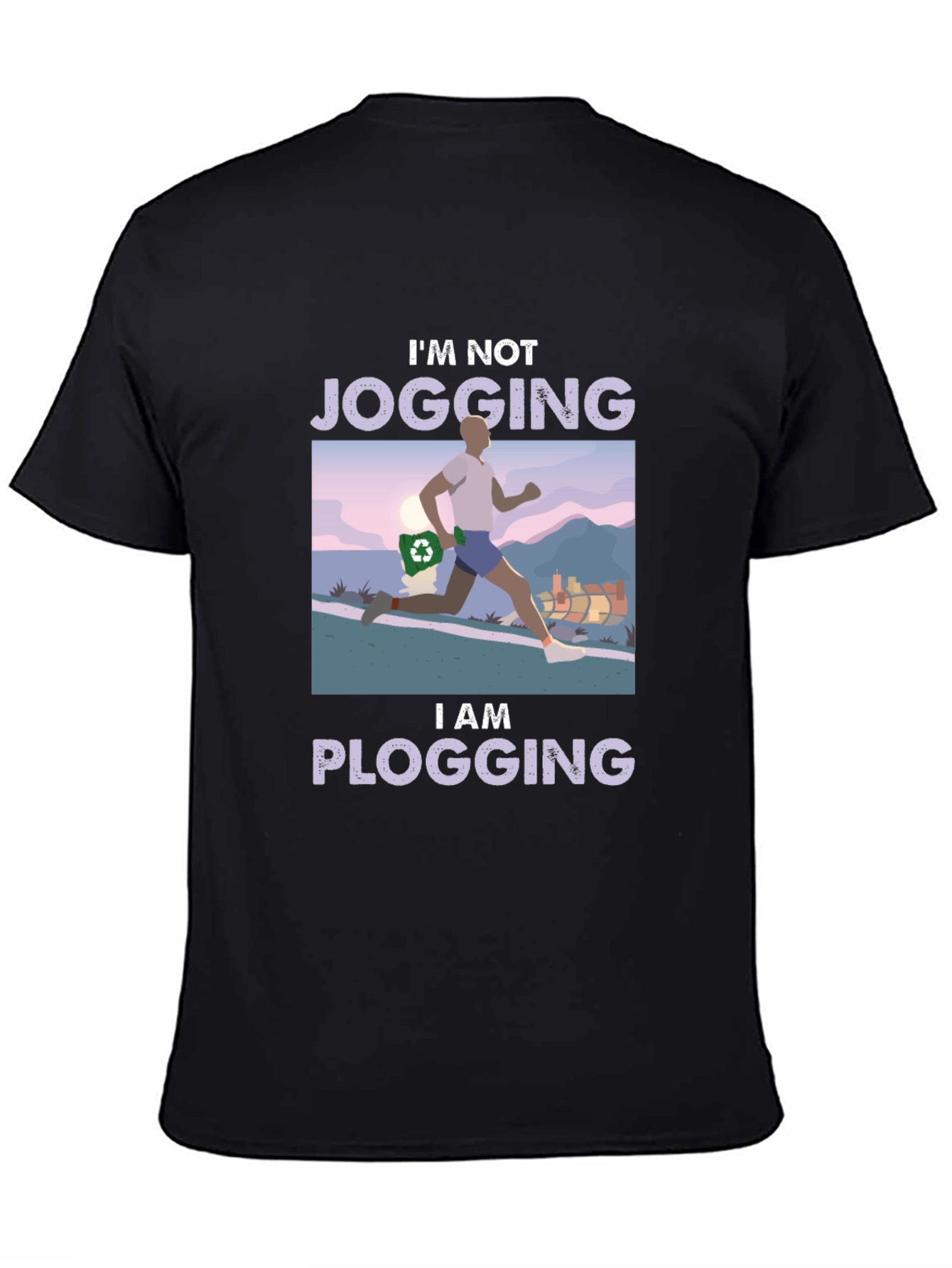 Plogging T-Shirt - Run and Clean!