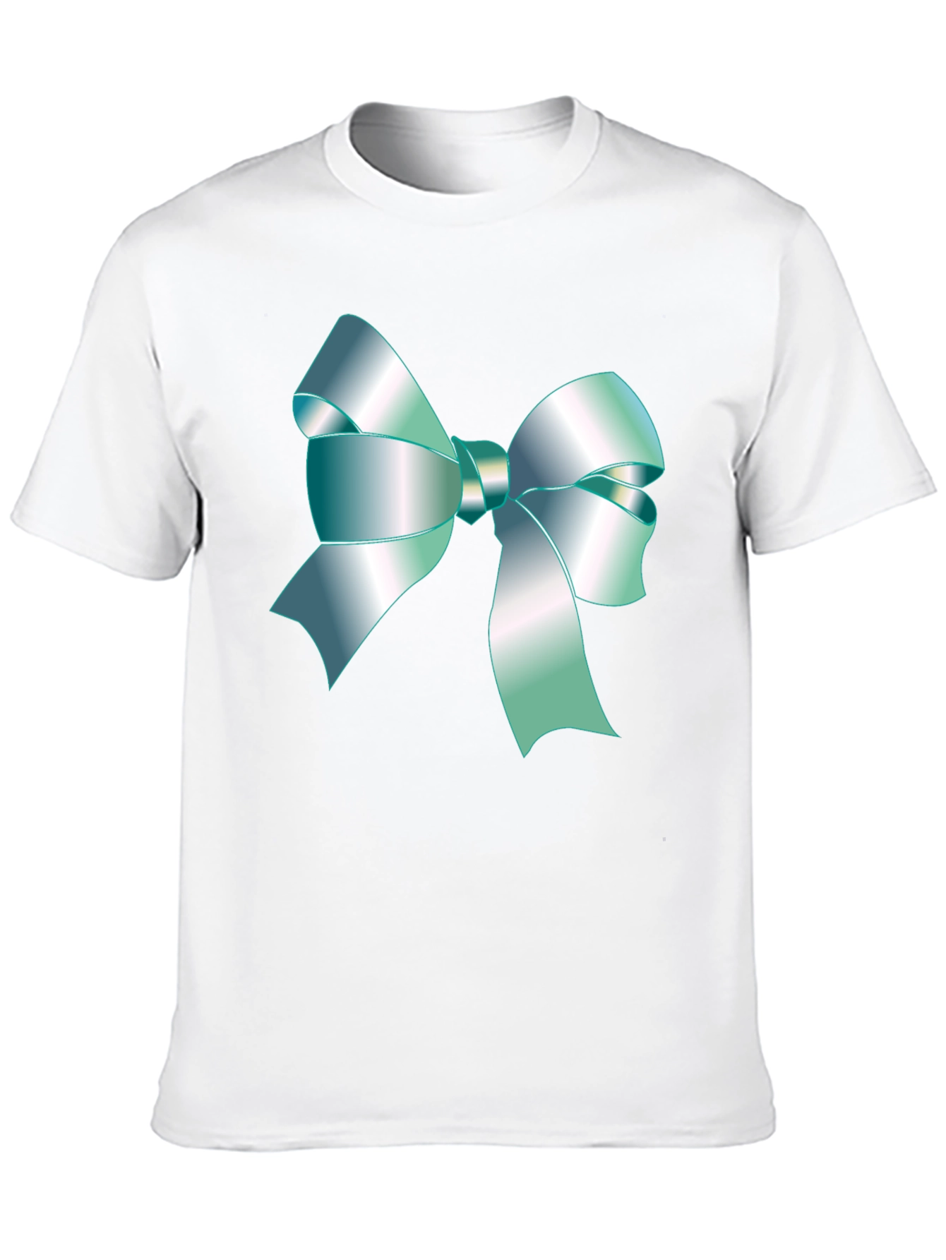 Ribbon Tee - Stylish Graphic Print T-Shirt