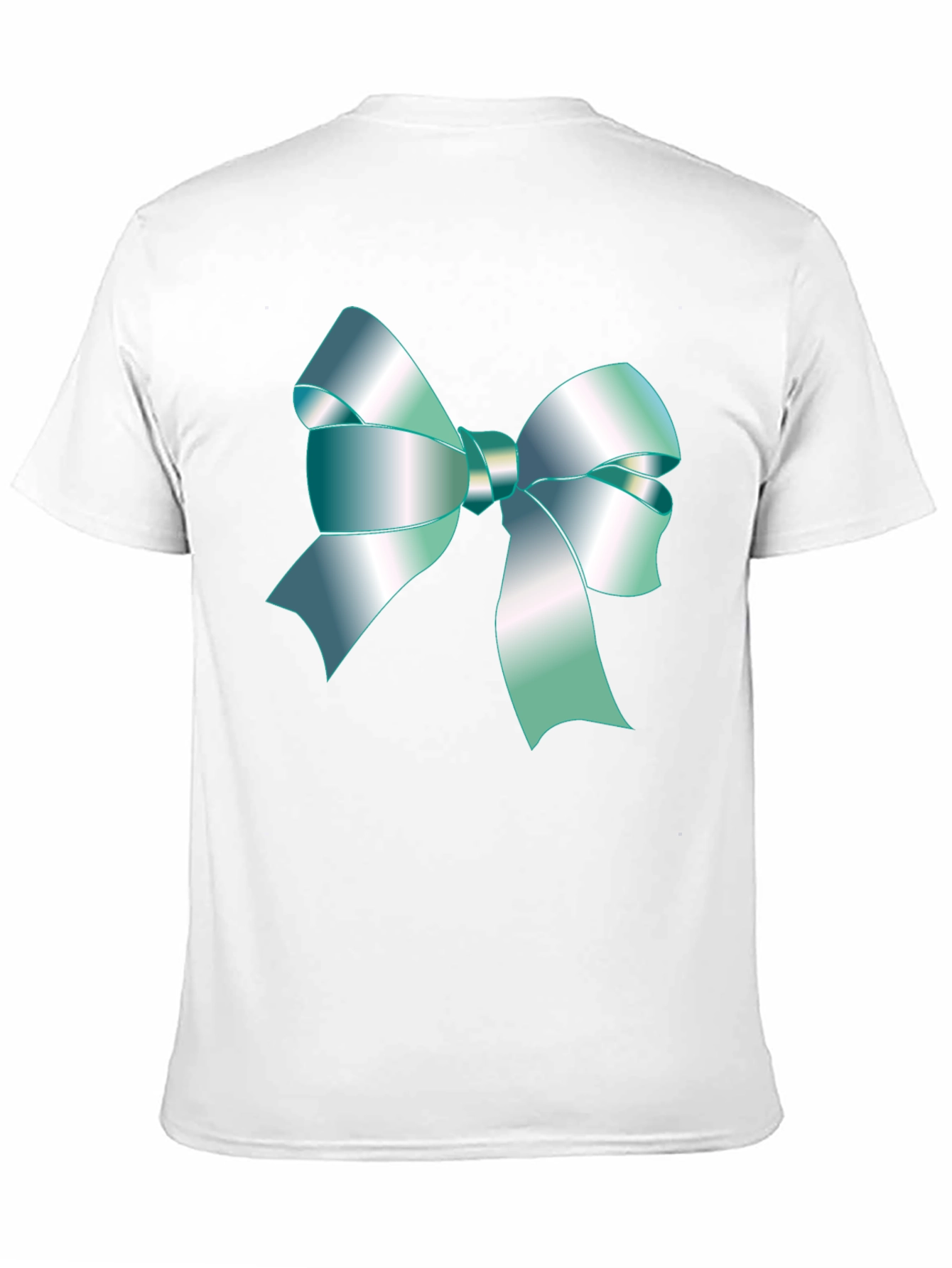 Ribbon Tee - Stylish Graphic Print T-Shirt