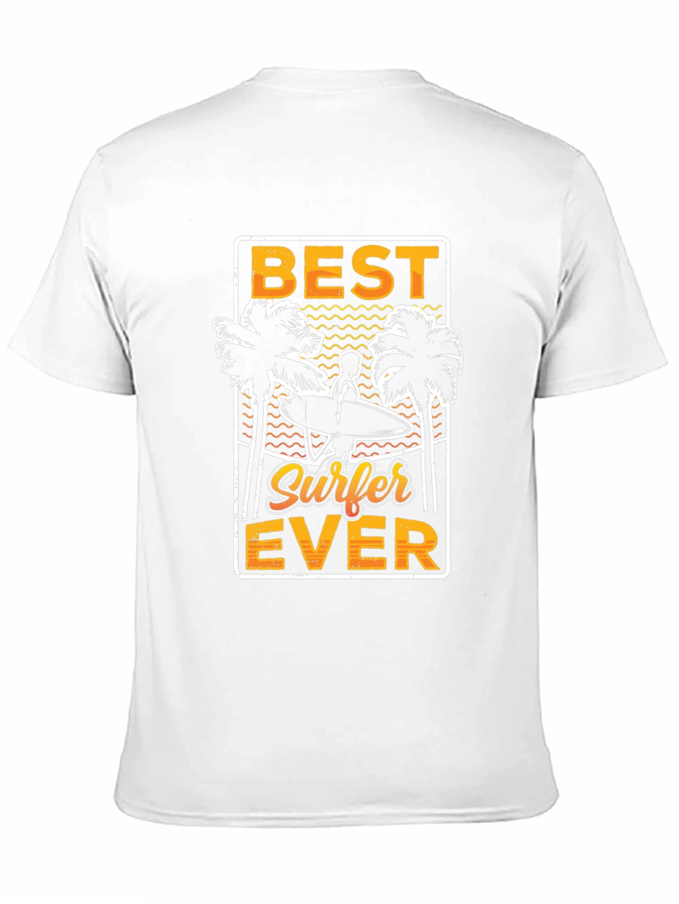 Best Surfer Ever Graphic Tee - Black