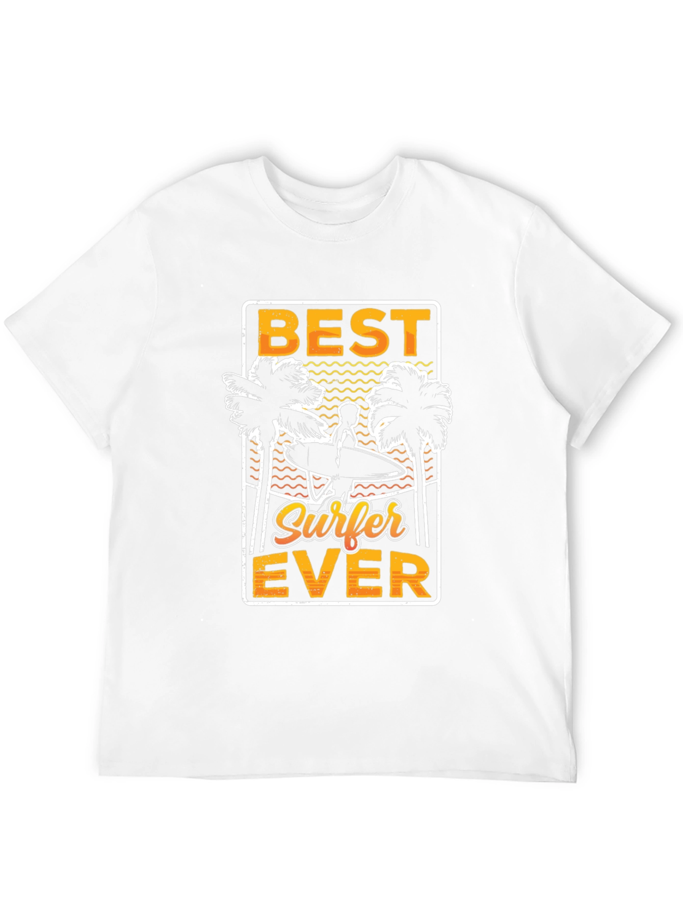 Best Surfer Ever Graphic Tee - Black