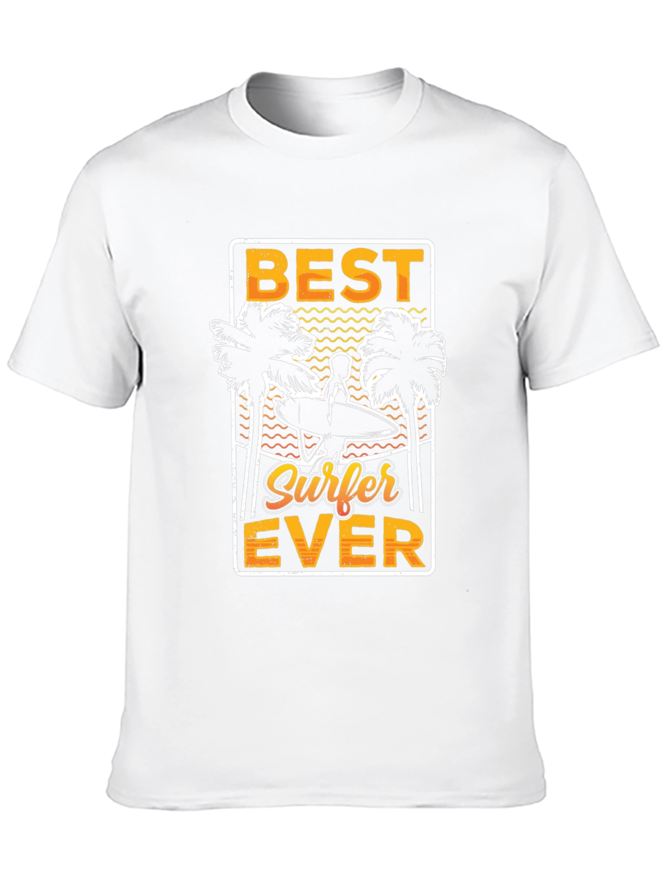 Best Surfer Ever Graphic Tee - Black