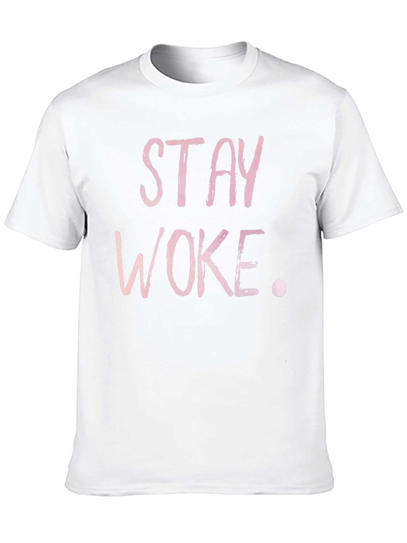 Stay Woke T-Shirt - Black Cotton Tee