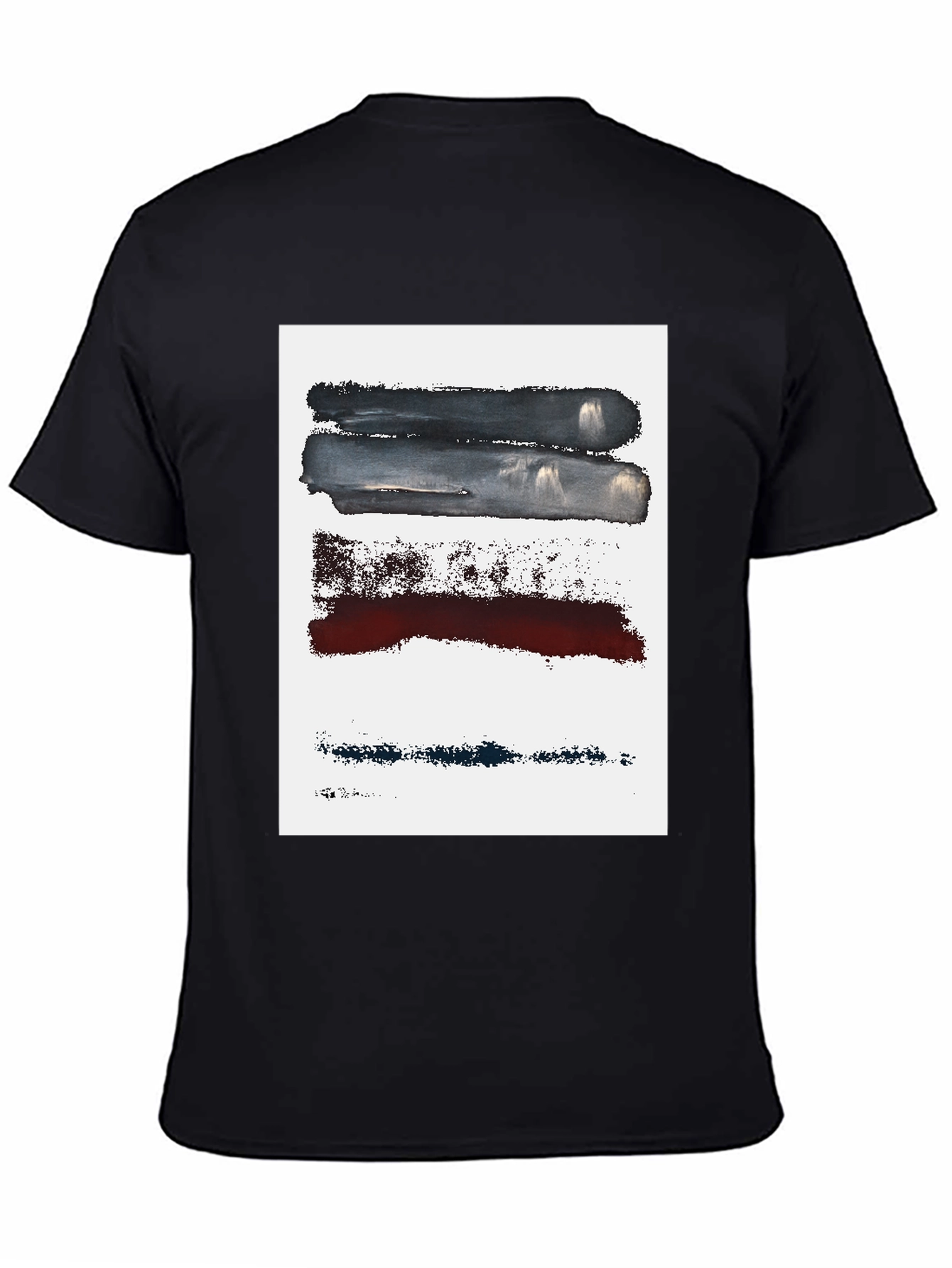 Abstract Brushstroke Graphic Tee - Modern Art Shirt