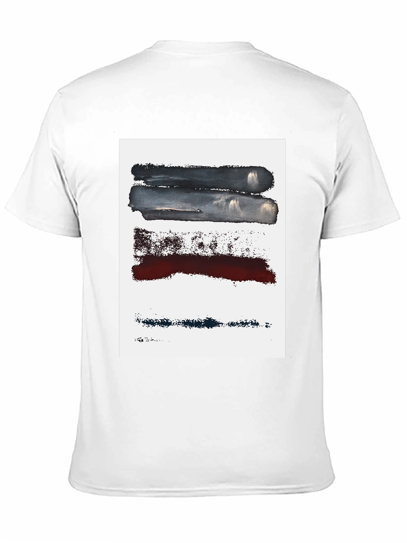 Abstract Brushstroke Graphic Tee - Modern Art Shirt