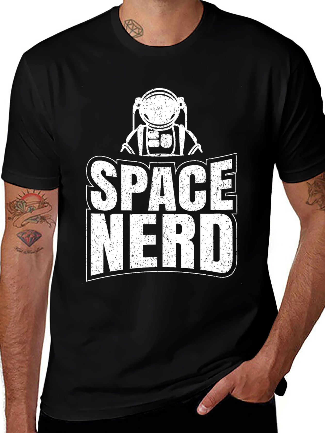 Space Nerd T-Shirt - Astronaut Graphic Tee
