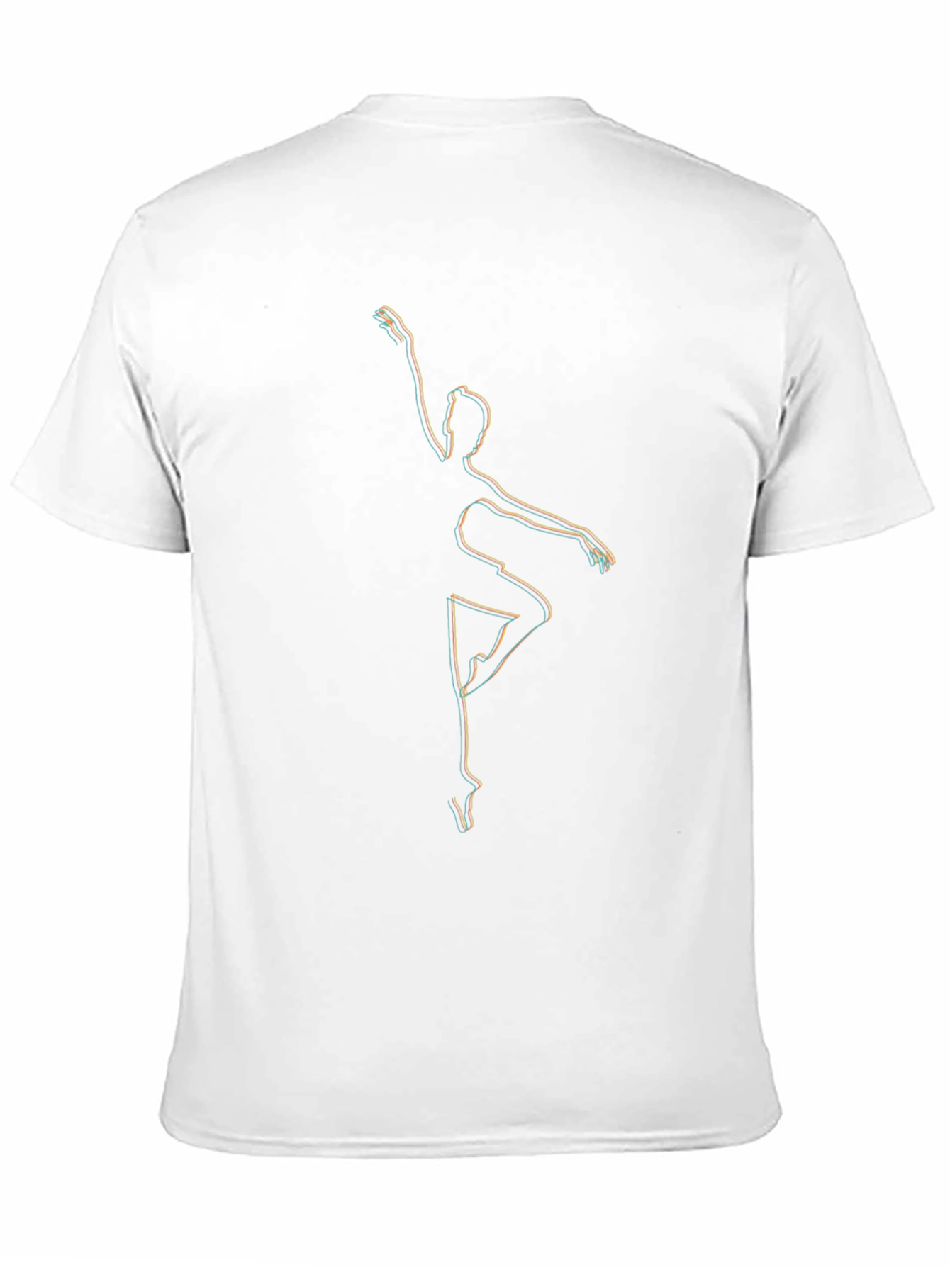 Abstract Dancer Graphic T-Shirt