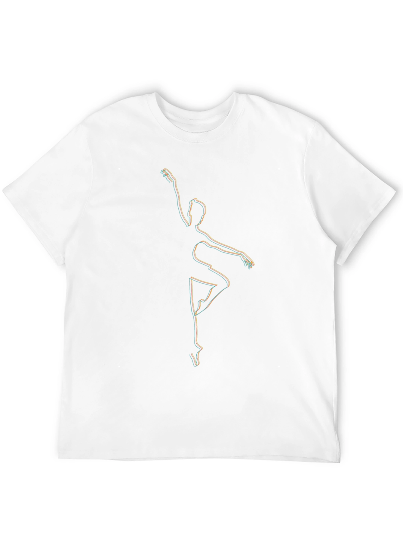 Abstract Dancer Graphic T-Shirt