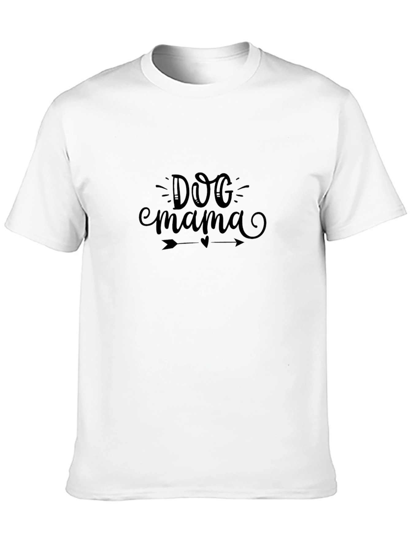 Dog Mama Black Graphic Tee