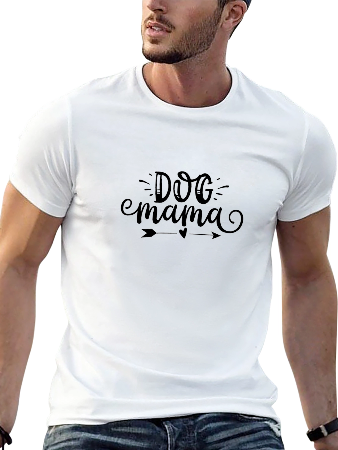 Dog Mama Black Graphic Tee