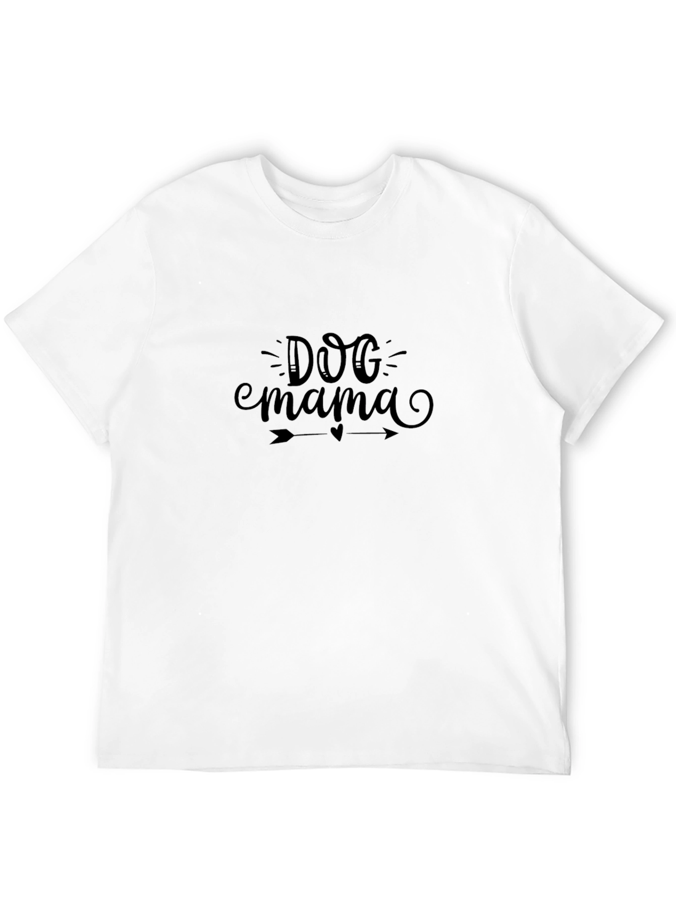 Dog Mama Black Graphic Tee