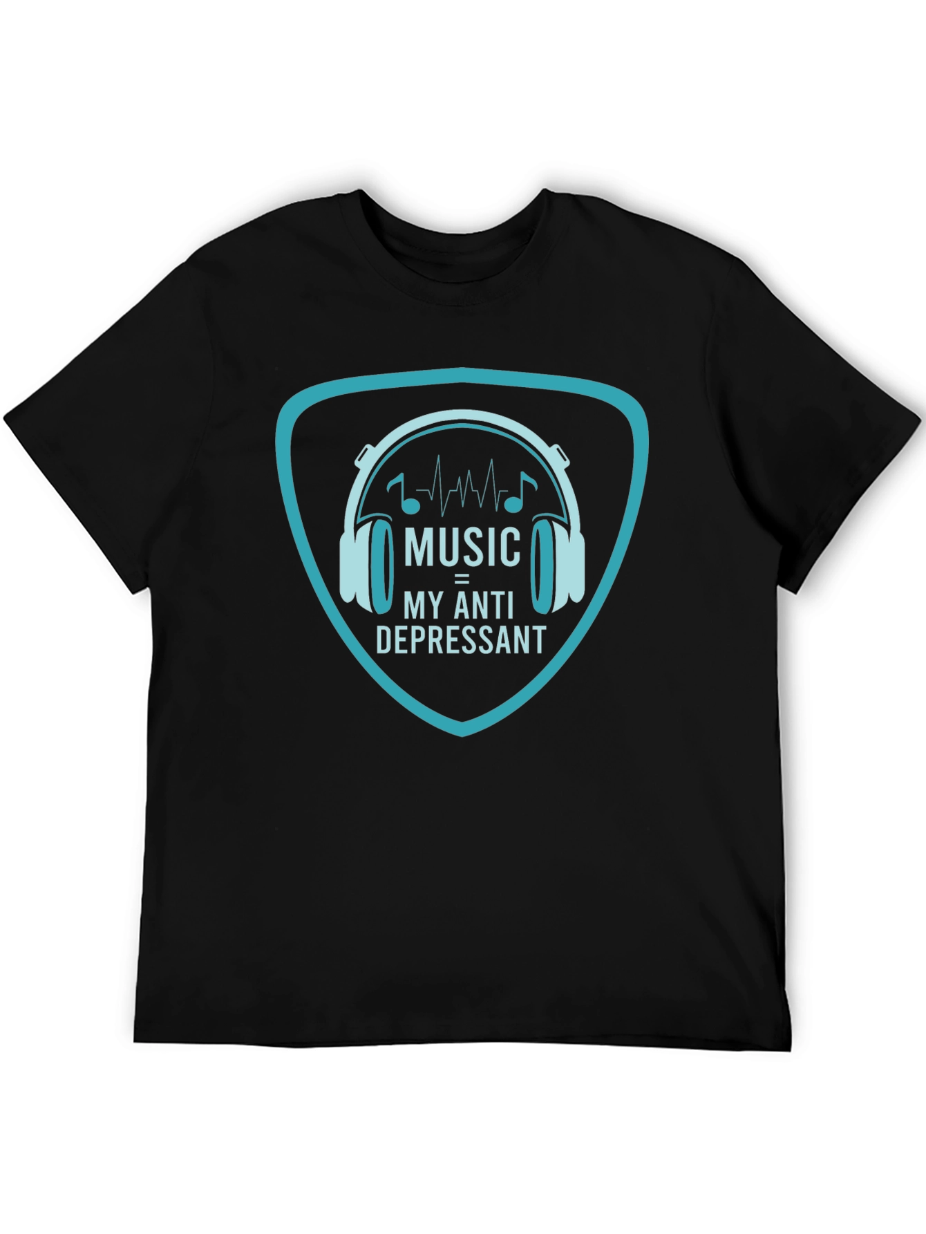 Music is My Anti-Depressant Graphic Tee