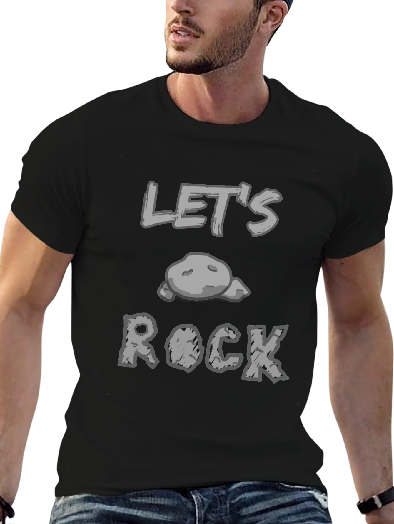 Lets Rock T-Shirt - Fun & Stylish Design