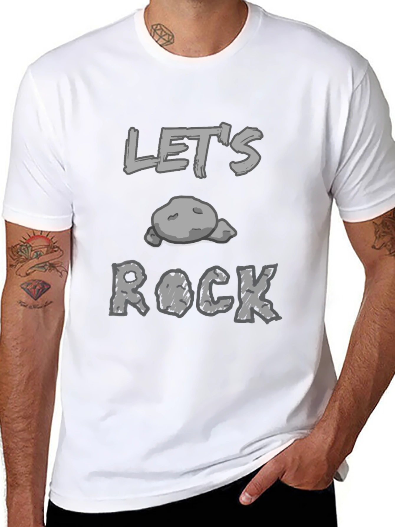 Lets Rock T-Shirt - Fun & Stylish Design