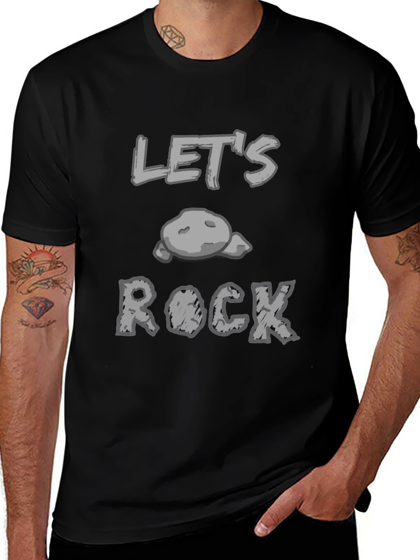 Lets Rock T-Shirt - Fun & Stylish Design