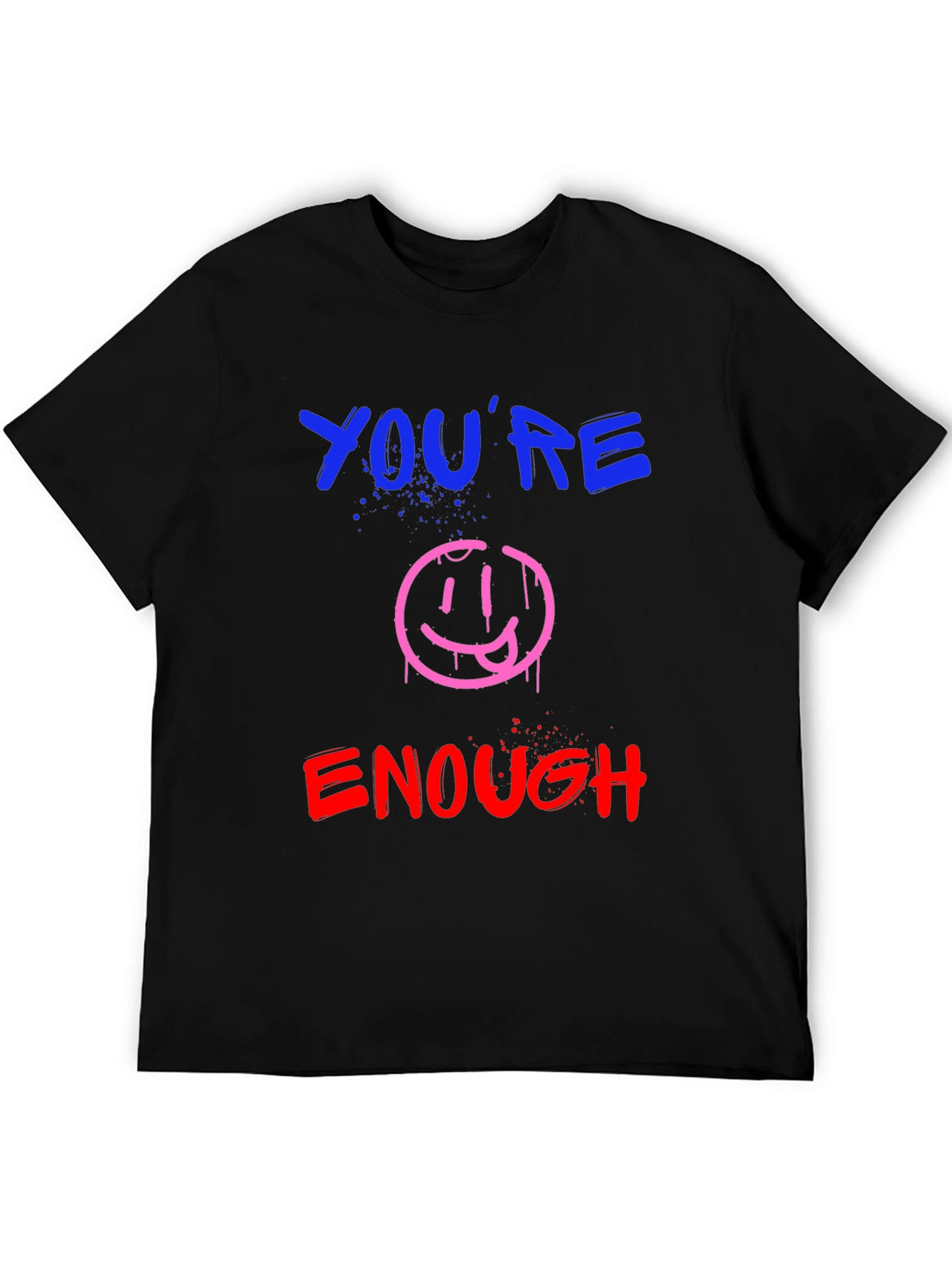 Youre Enough Graphic Tee - Black