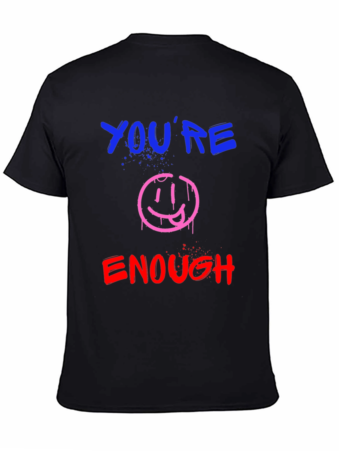 Youre Enough Graphic Tee - Black