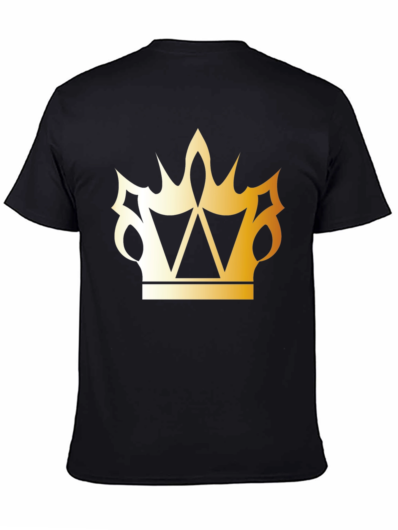 Golden Crown Black T-Shirt