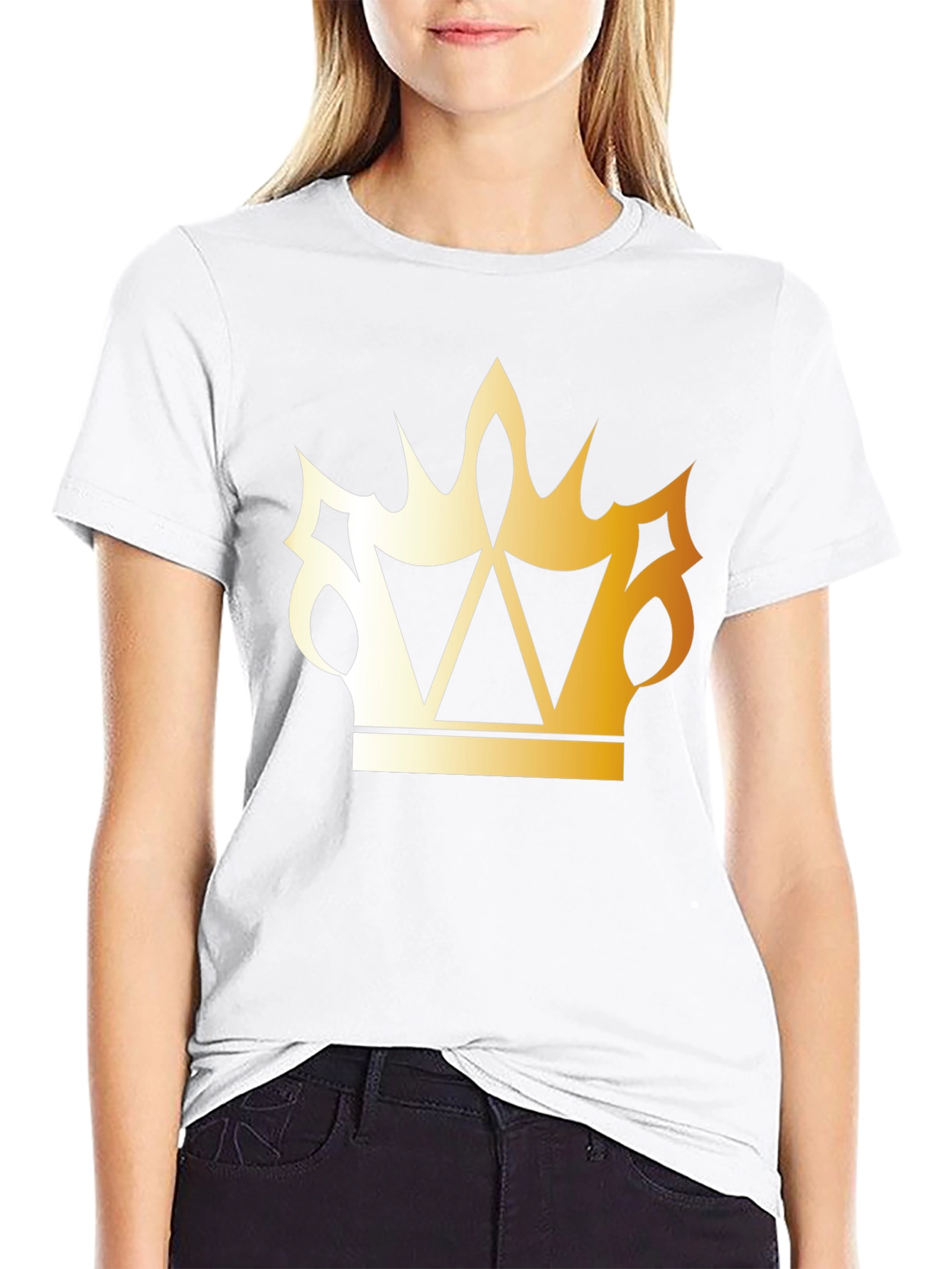 Golden Crown Black T-Shirt