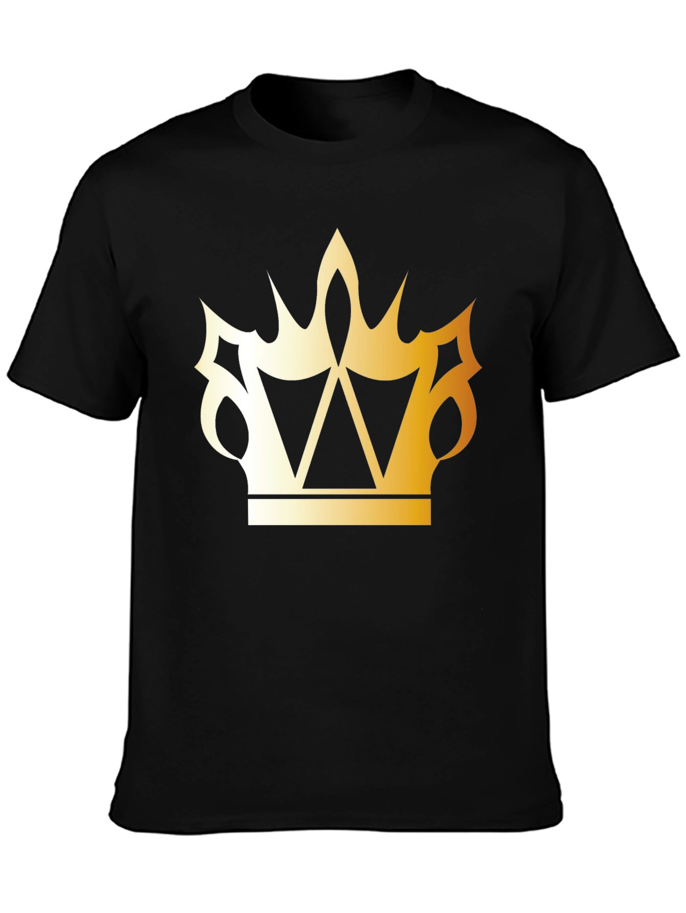 Golden Crown Black T-Shirt