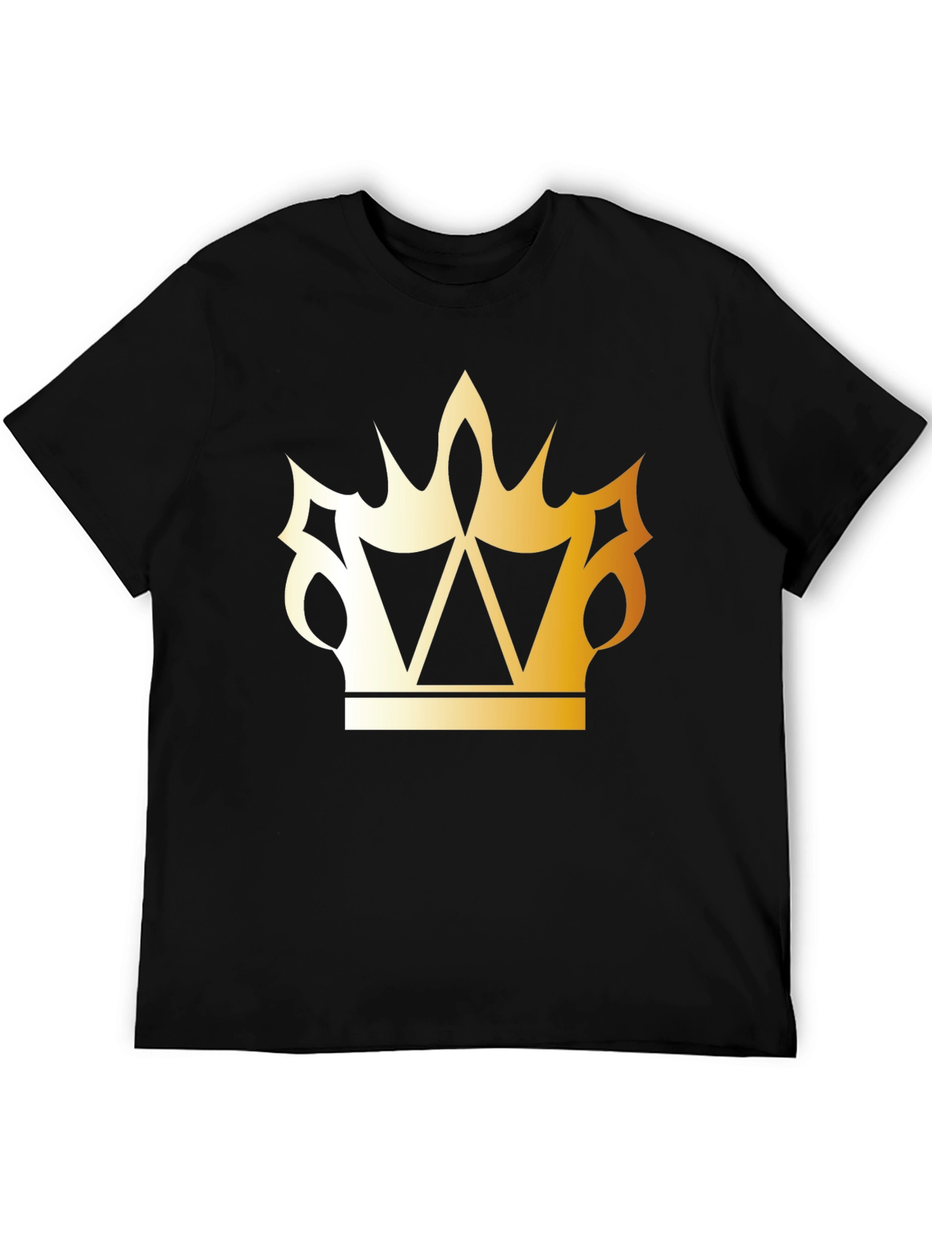 Golden Crown Black T-Shirt
