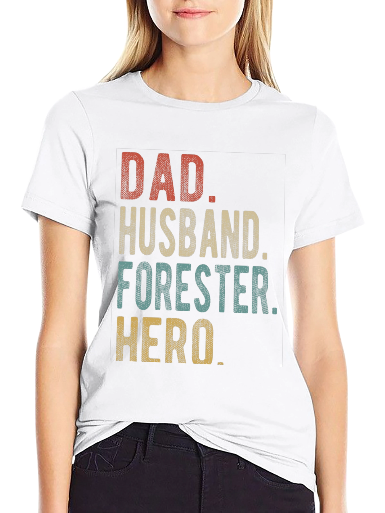 Dad Husband Forester Hero T-Shirt
