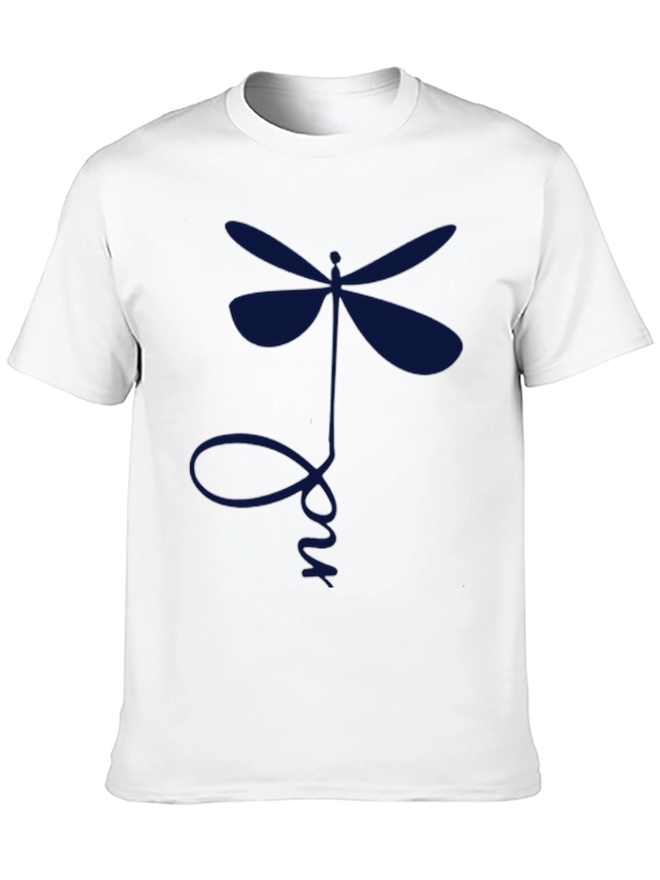 Dragonfly Graphic Tee - Mens Black T-Shirt