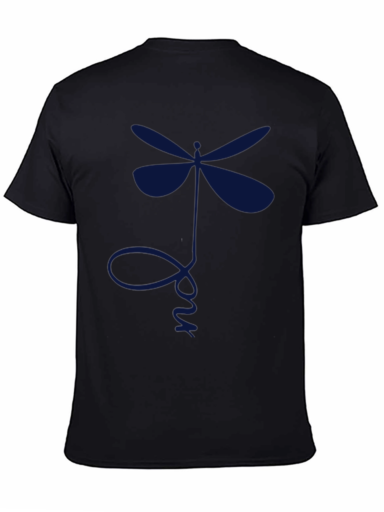 Dragonfly Graphic Tee - Mens Black T-Shirt