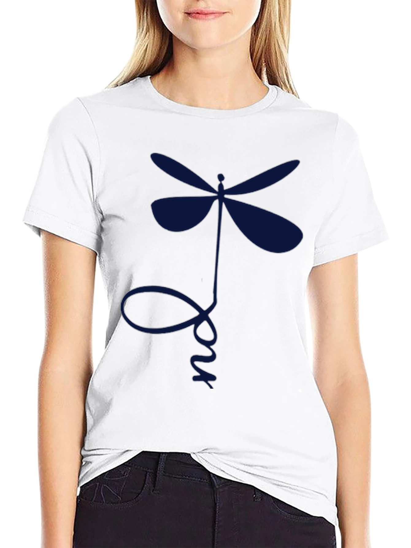 Dragonfly Graphic Tee - Mens Black T-Shirt