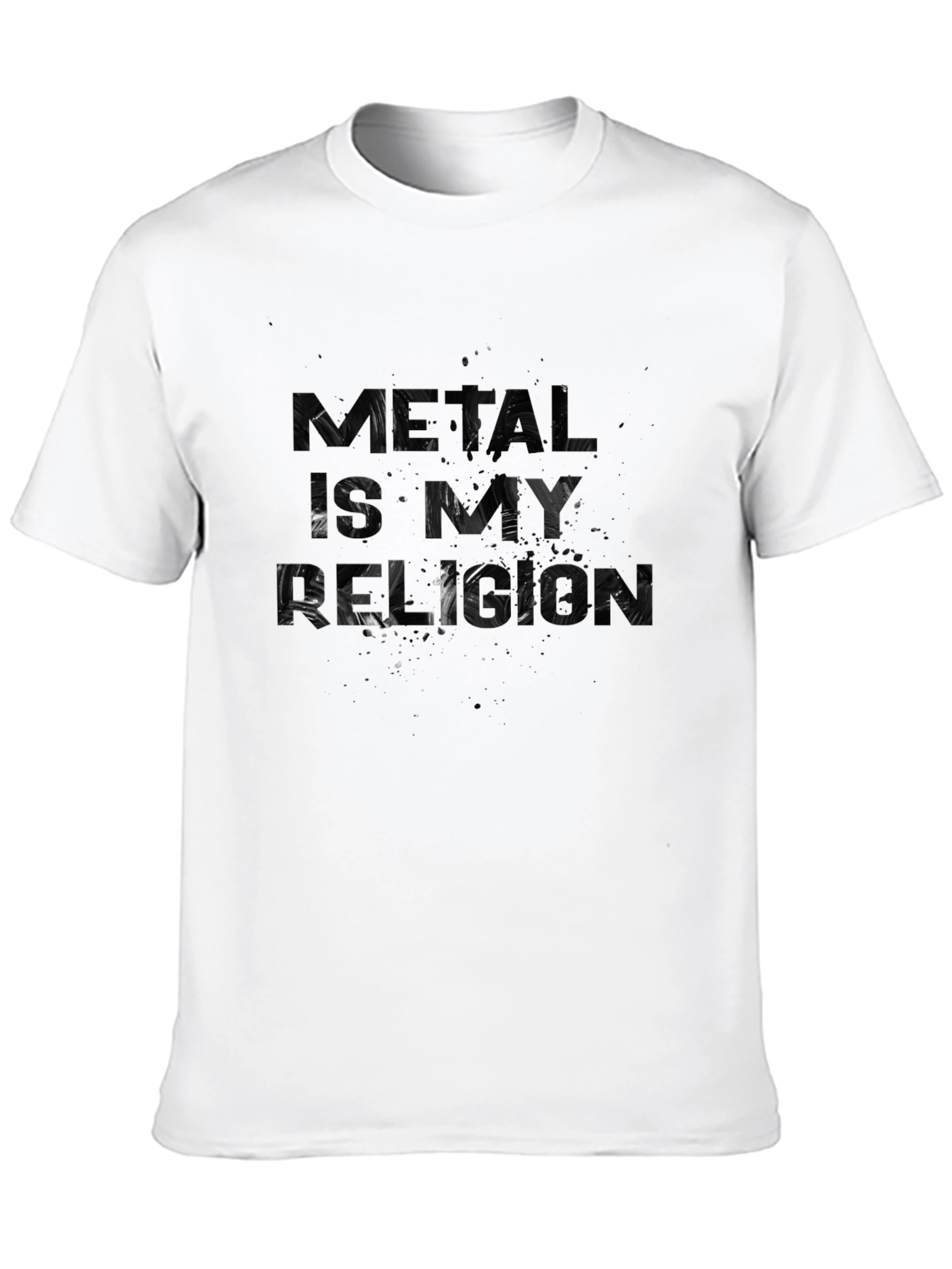 Metal Is My Religion Black Graphic Tee