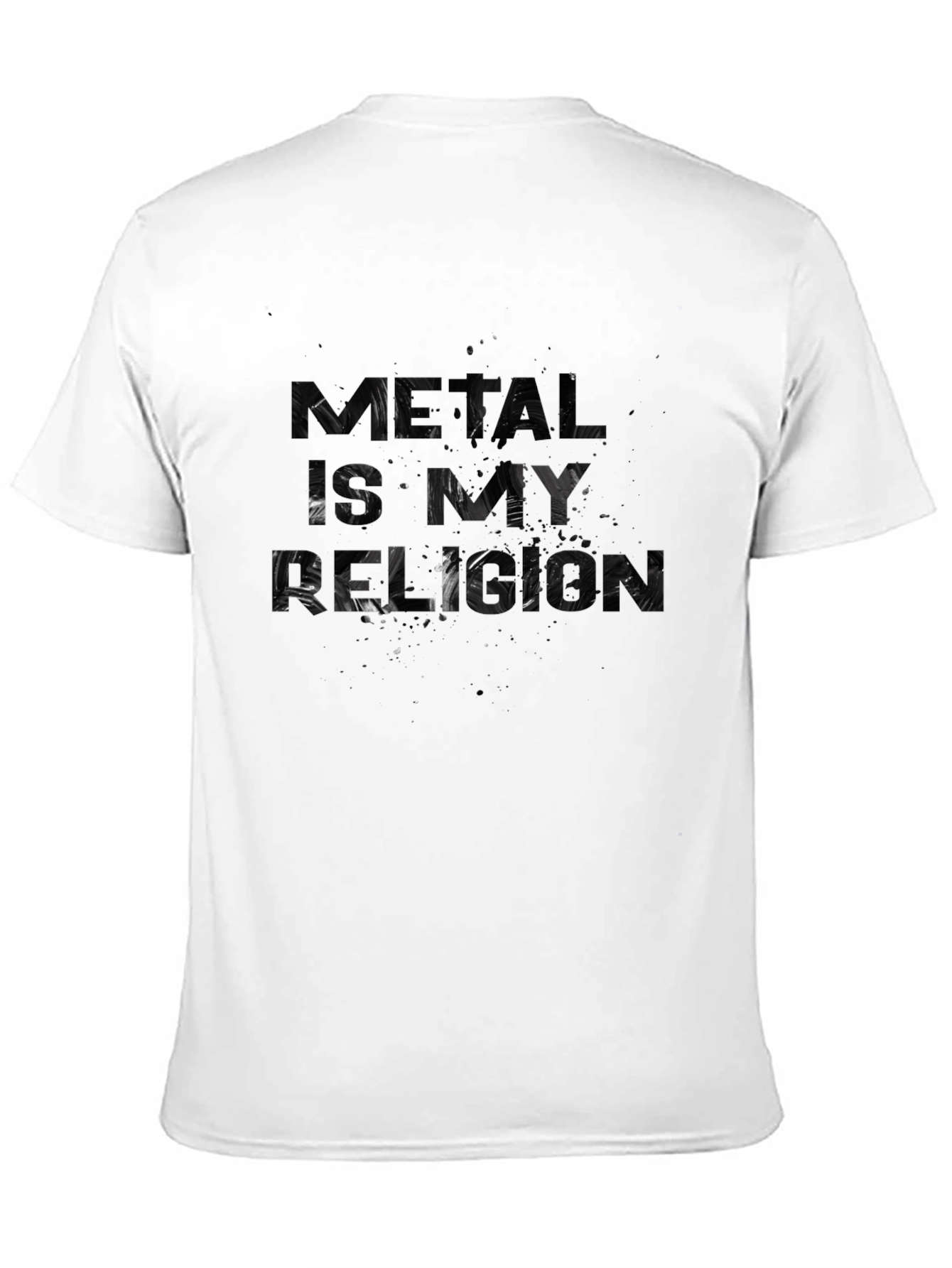 Metal Is My Religion Black Graphic Tee
