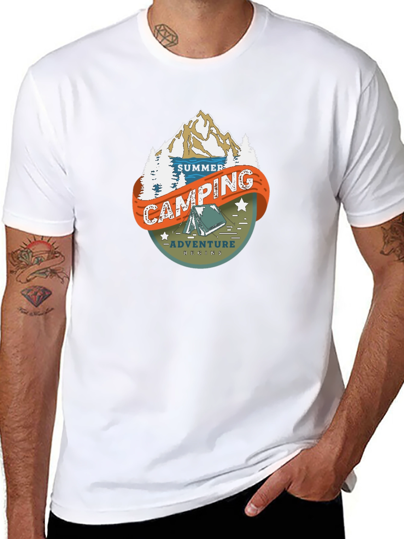 Summer Camping Adventure T-Shirt