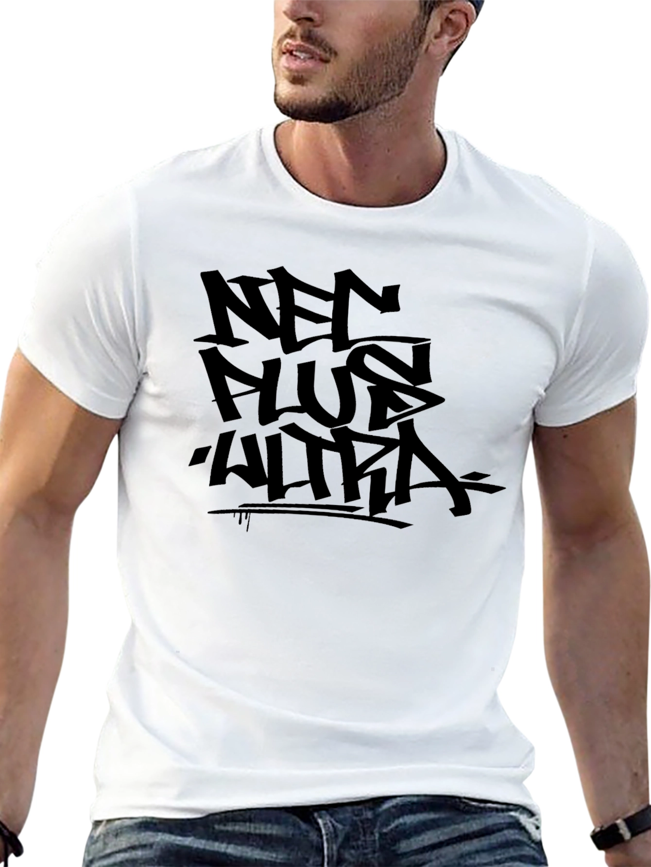 Black NE PLUS ULTRA Graphic T-Shirt