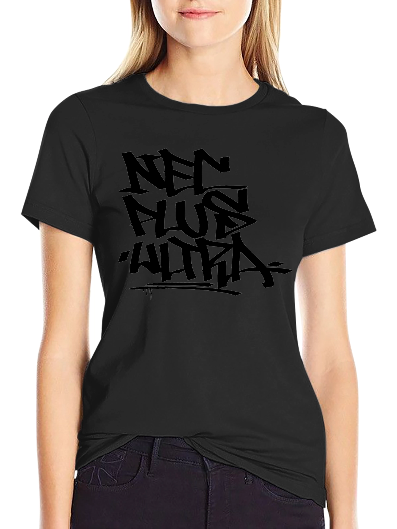 Black NE PLUS ULTRA Graphic T-Shirt