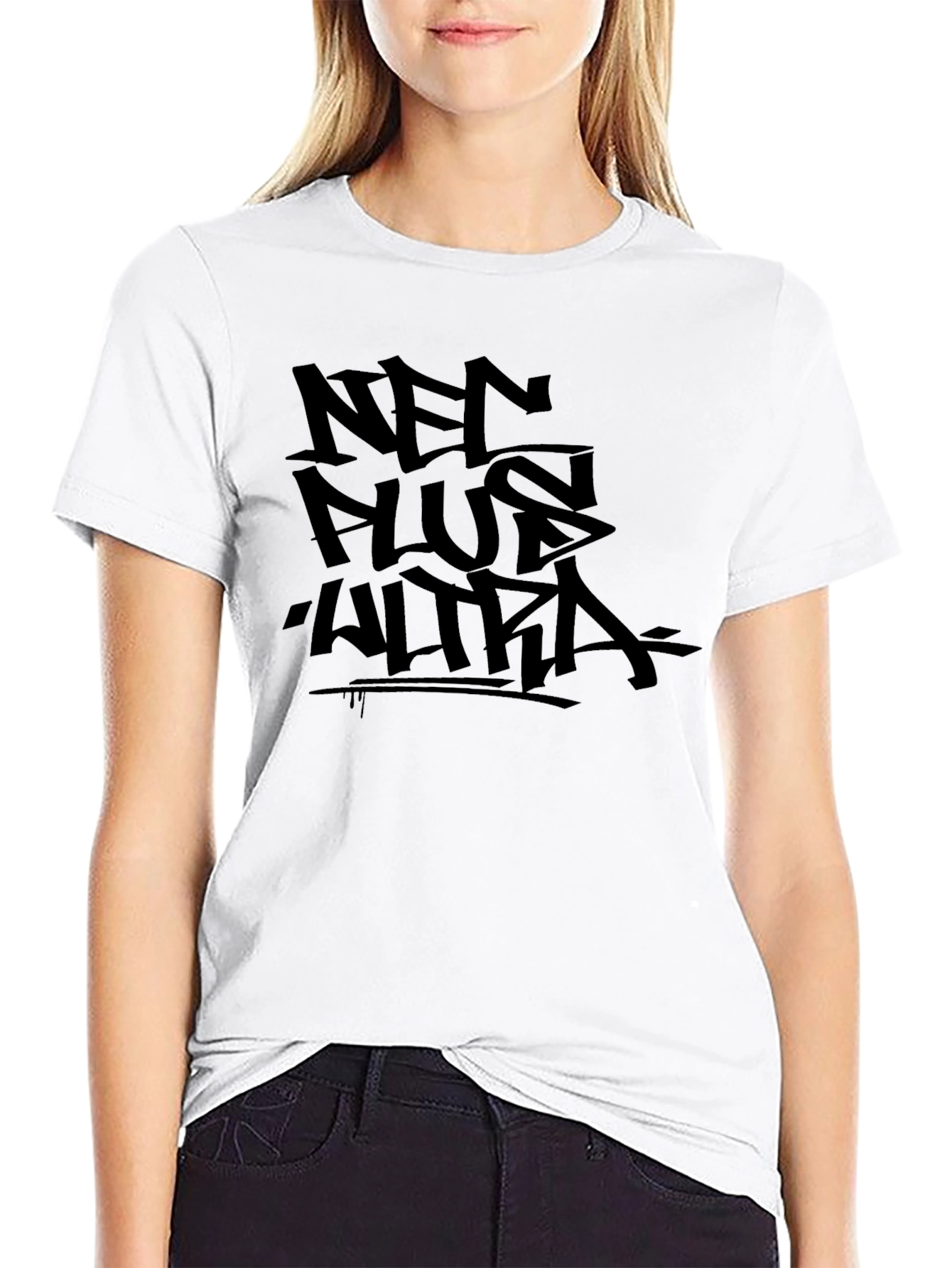Black NE PLUS ULTRA Graphic T-Shirt