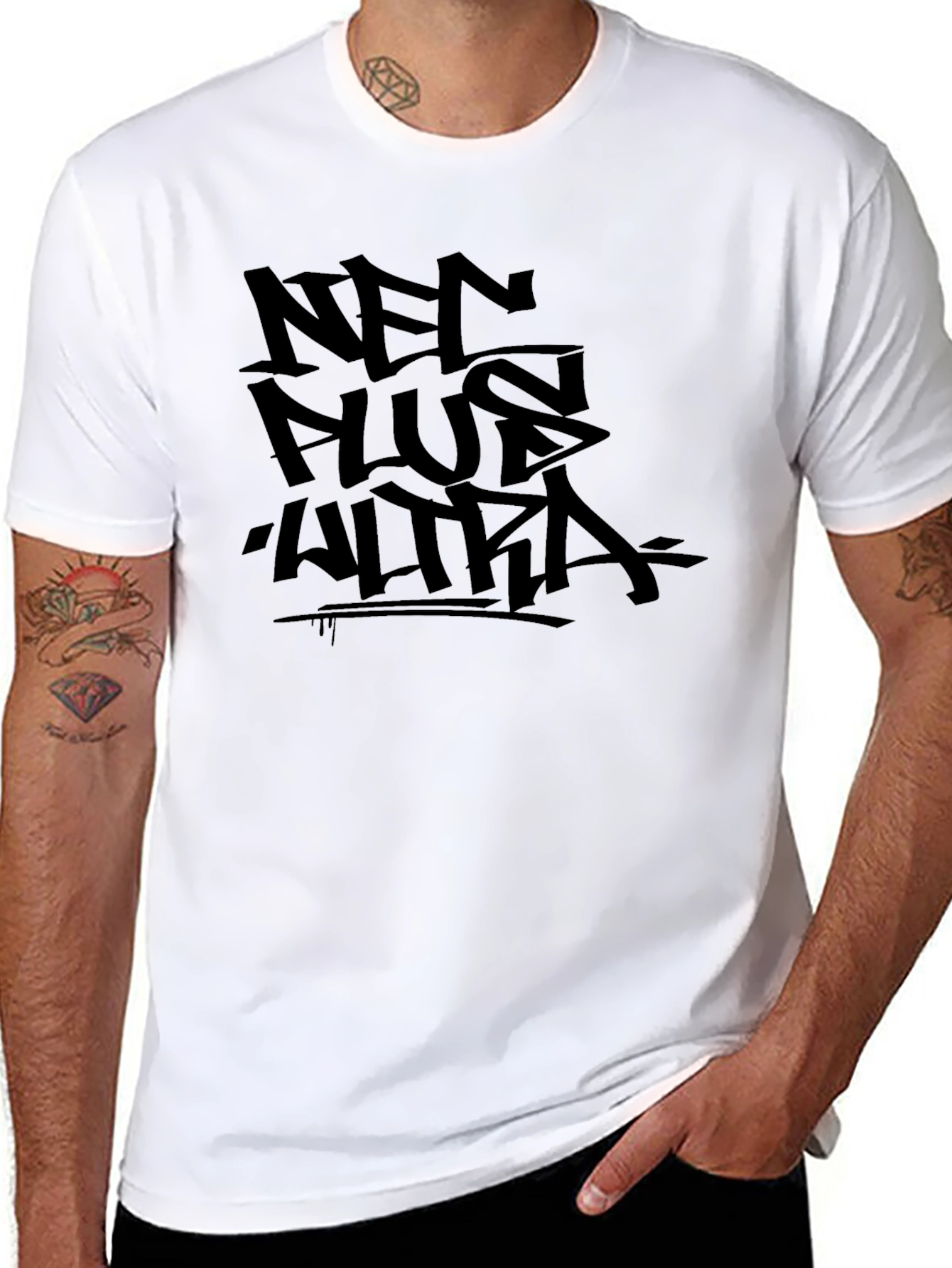 Black NE PLUS ULTRA Graphic T-Shirt