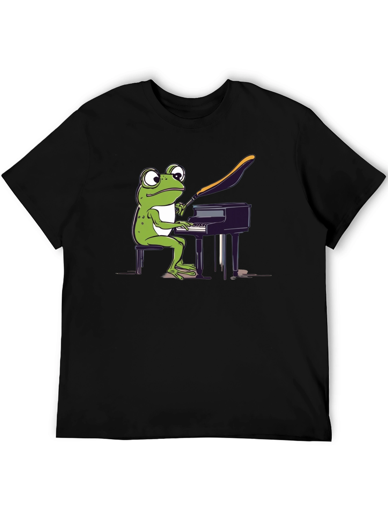 Frog Pianist Graphic Tee