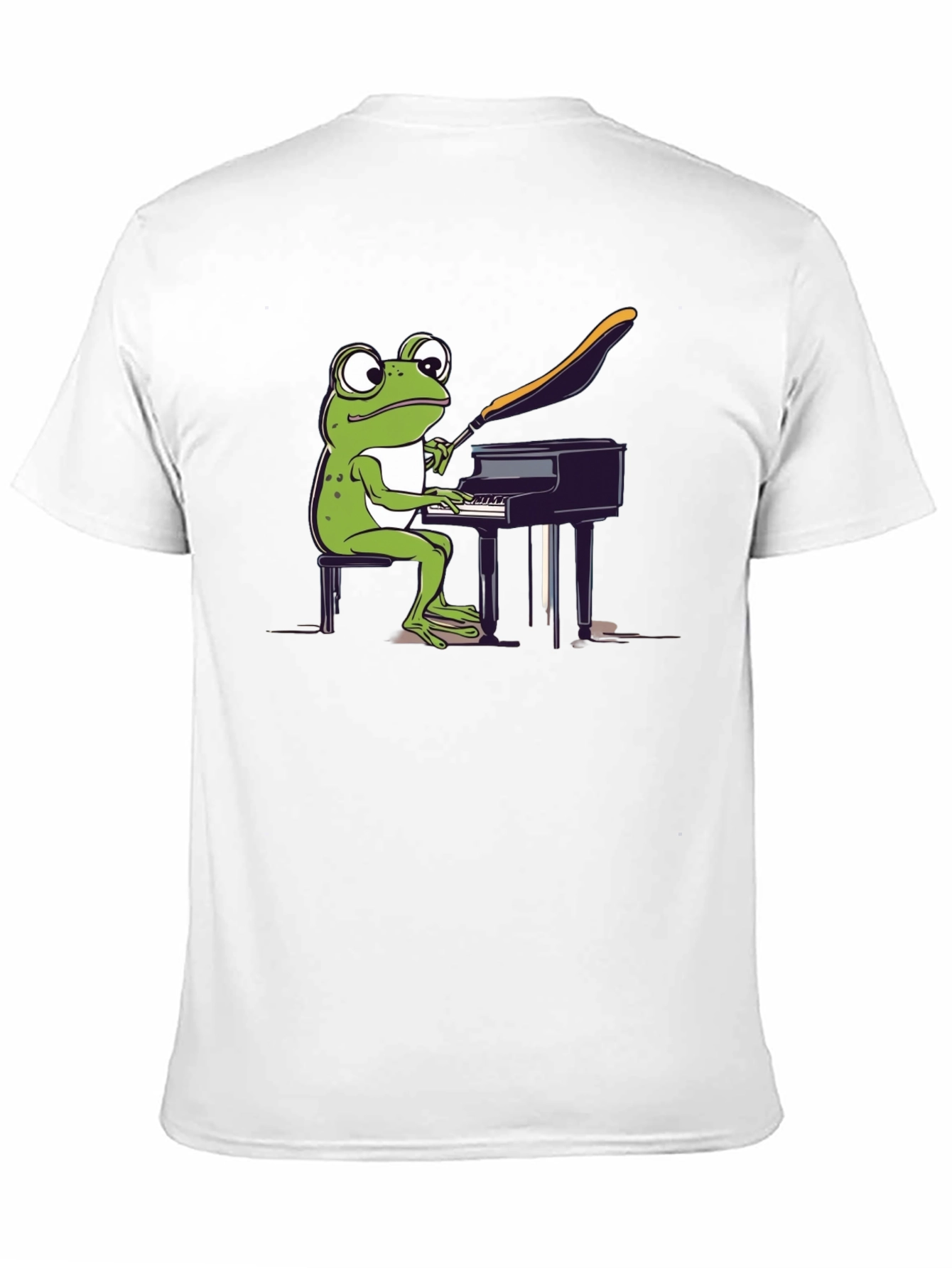 Frog Pianist Graphic Tee