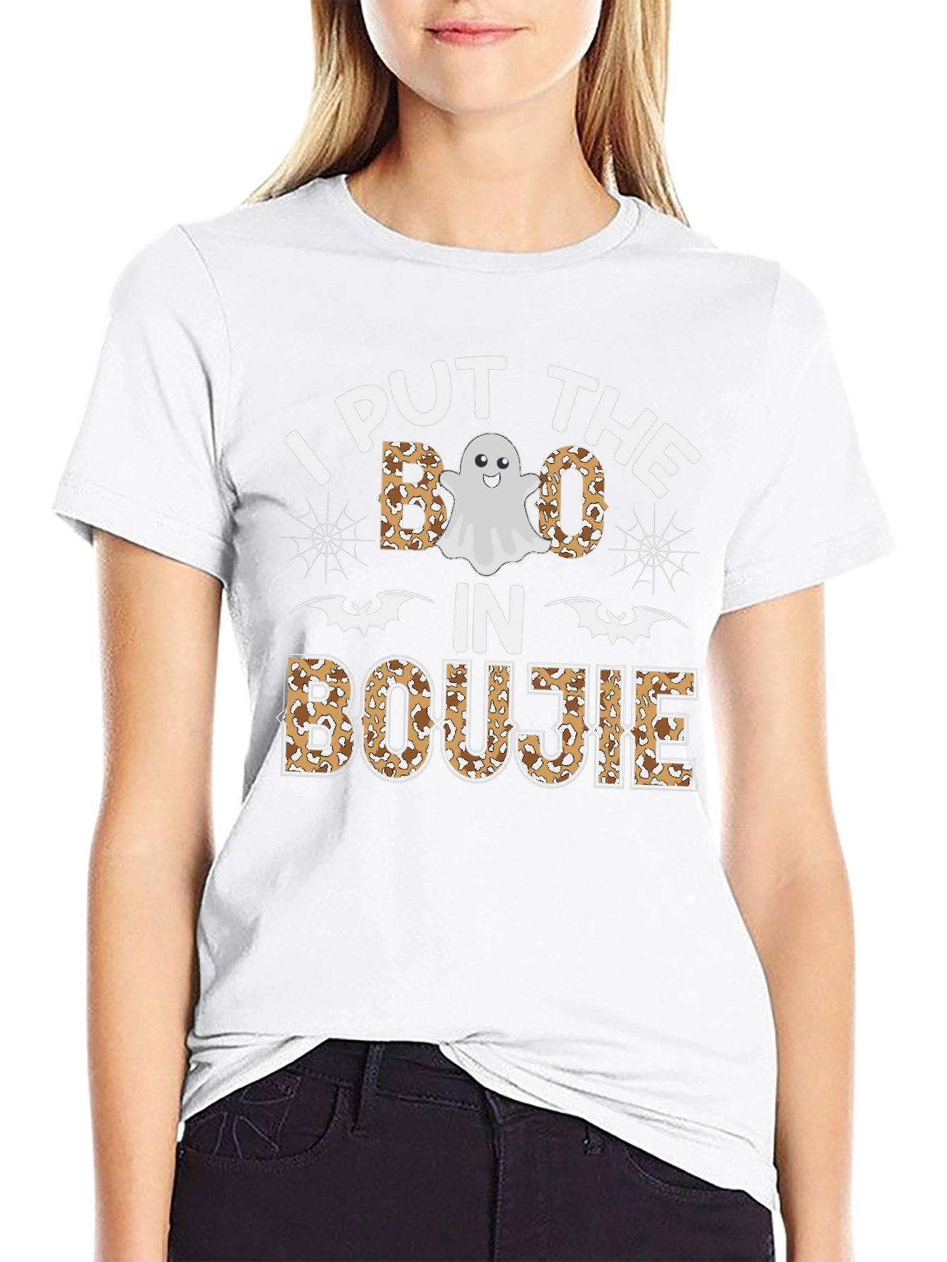 I Put The Boo In Boujie Halloween T-Shirt