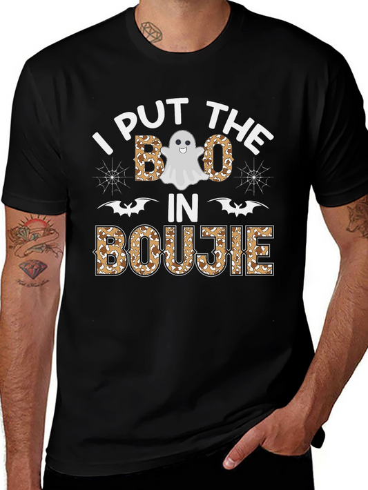 I Put The Boo In Boujie Halloween T-Shirt