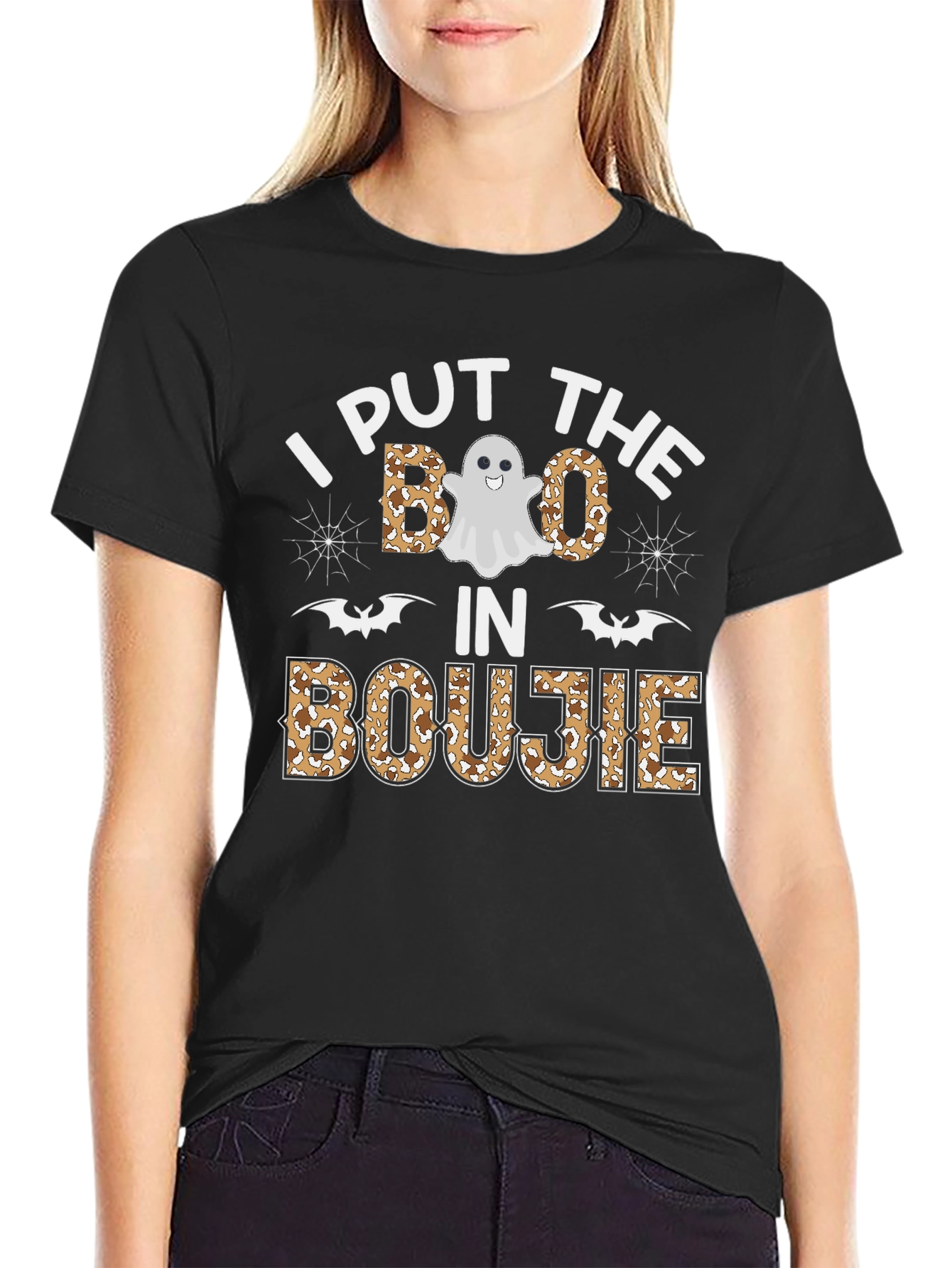 I Put The Boo In Boujie Halloween T-Shirt