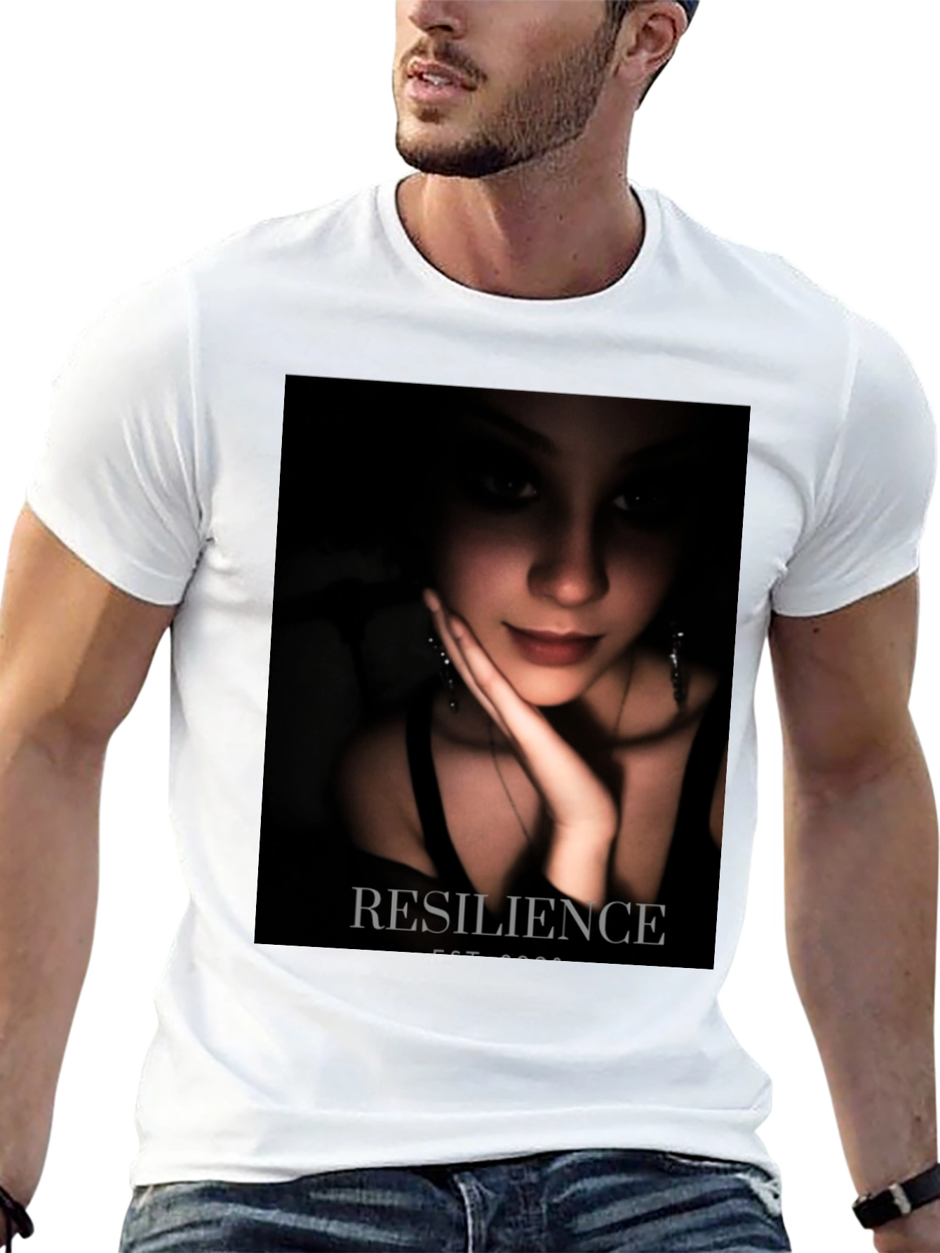 Resilience Graphic T-Shirt - Dark Portrait Tee