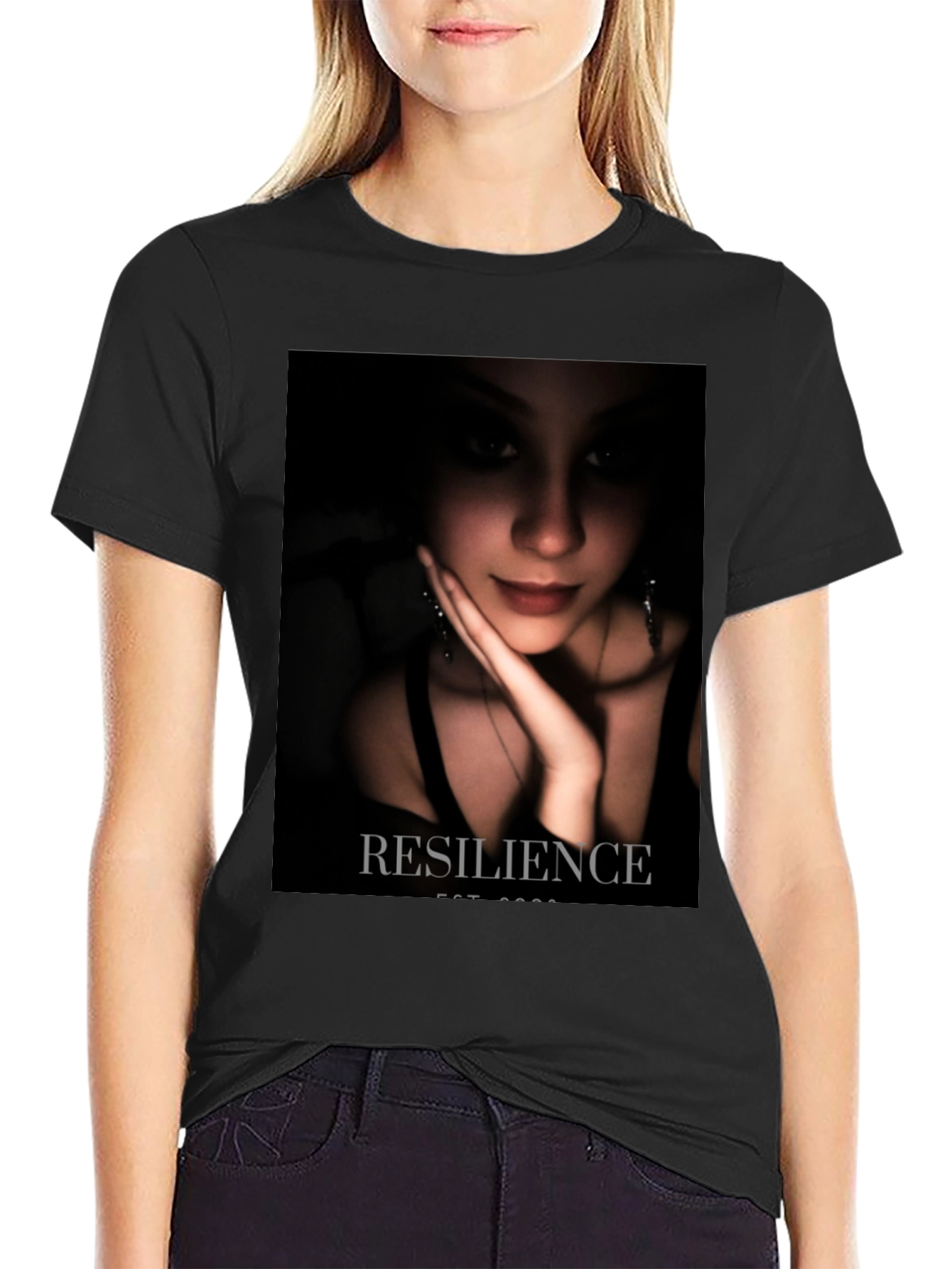 Resilience Graphic T-Shirt - Dark Portrait Tee