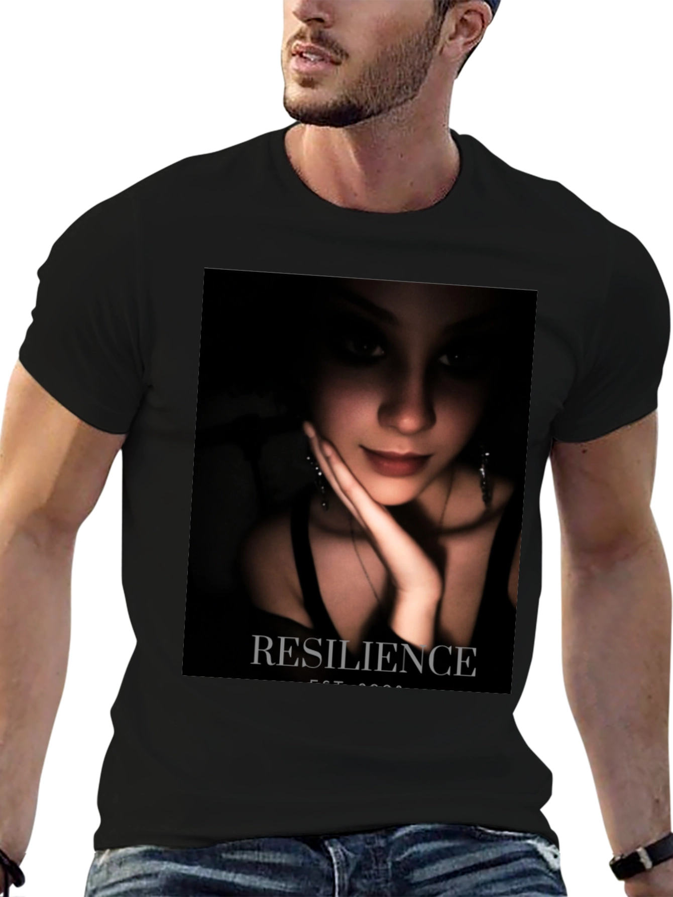 Resilience Graphic T-Shirt - Dark Portrait Tee