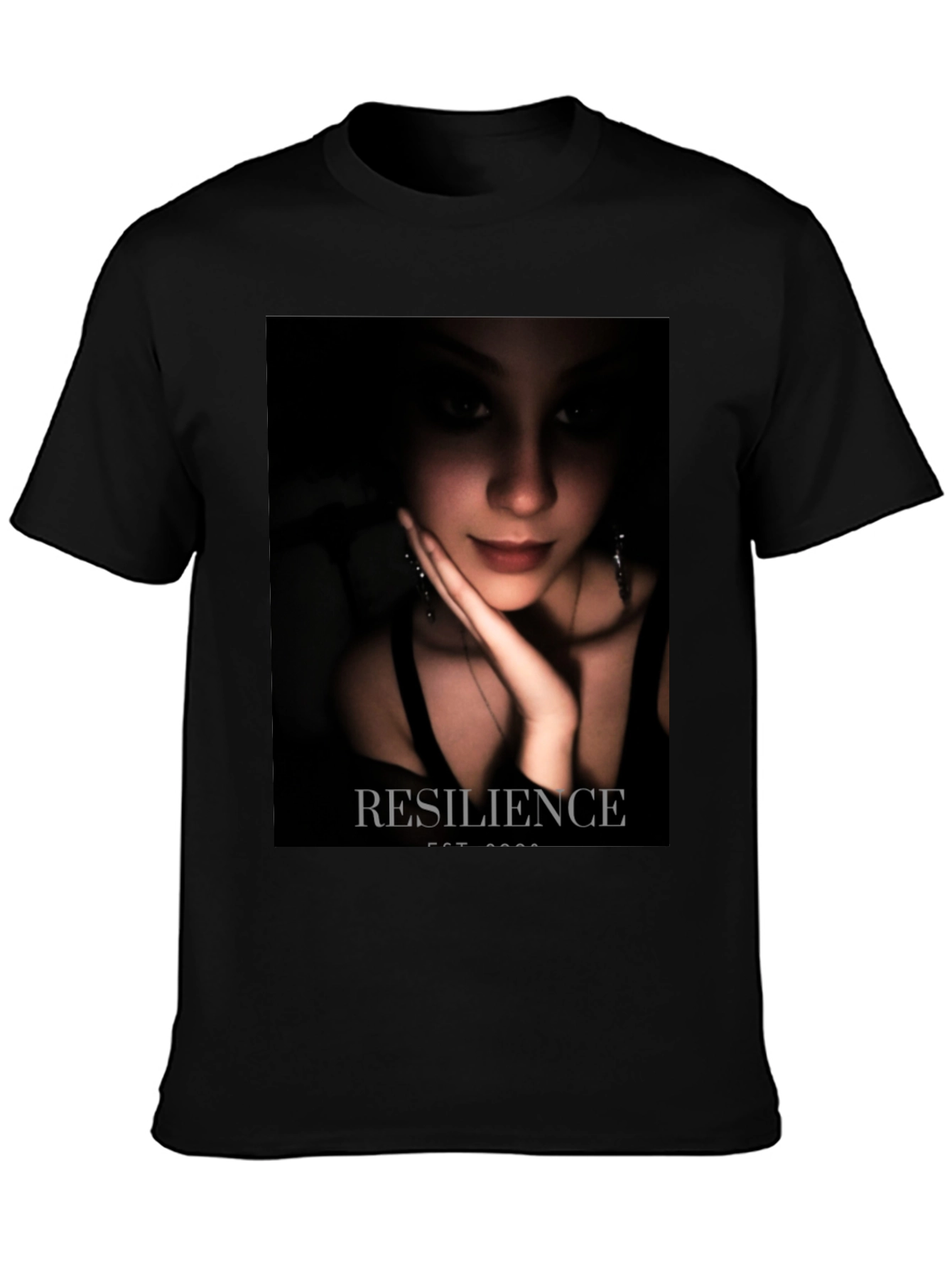 Resilience Graphic T-Shirt - Dark Portrait Tee
