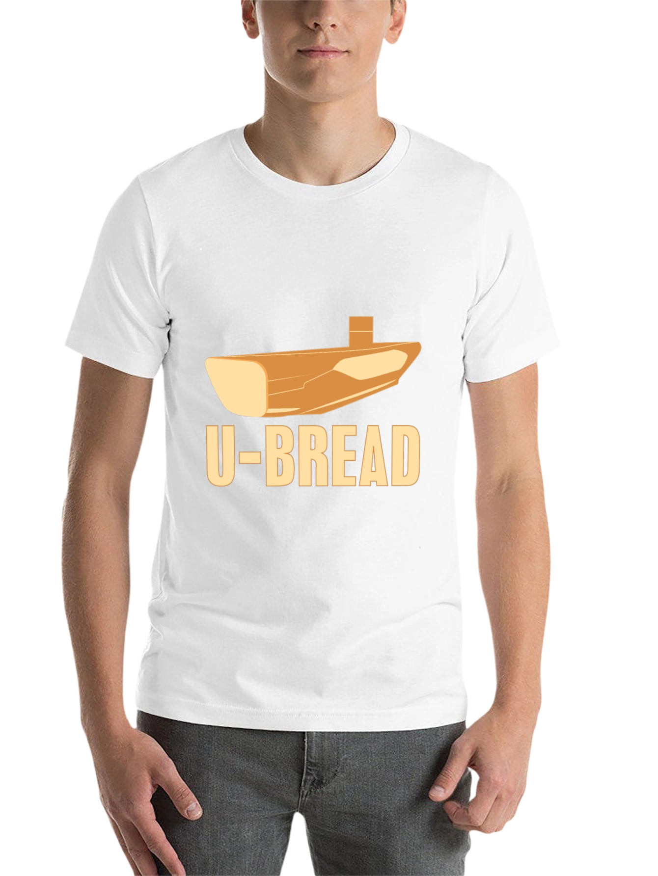 U-Bread Black T-Shirt - Novelty Food Tee