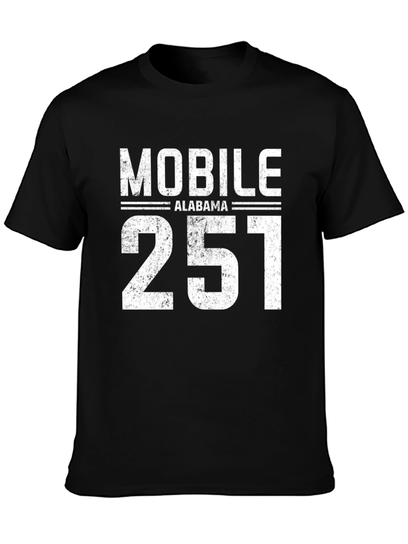 Mobile Alabama 251 Area Code T-Shirt