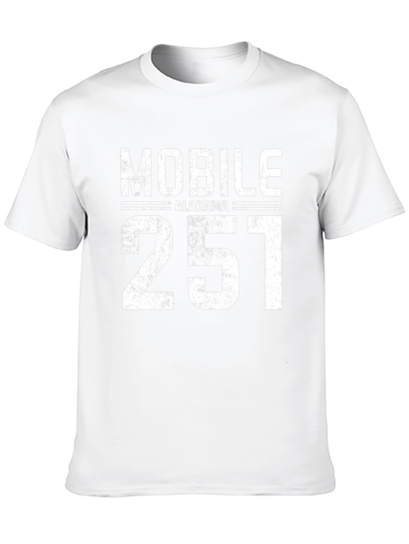 Mobile Alabama 251 Area Code T-Shirt