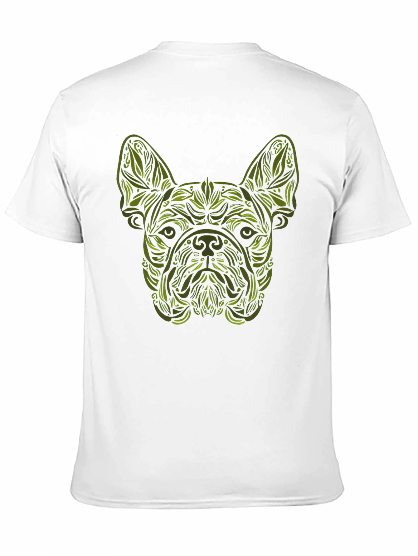 Botanical Bulldog Graphic Tee - Black